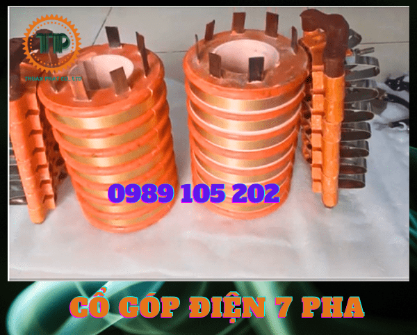 Cổ góp điện 7 vòng hợp lưu Cổ góp điện 7 vòng hợp lưu