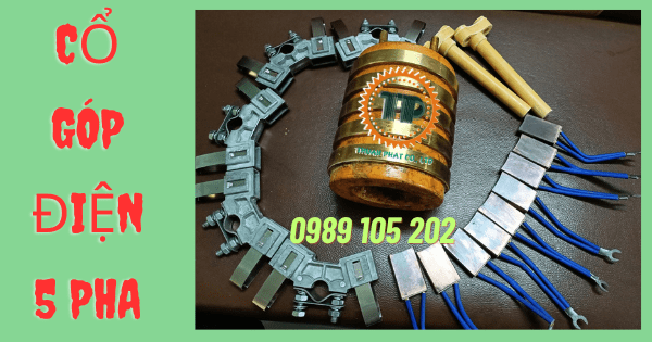 Cổ góp điện 5 pha Cổ góp điện 5 pha