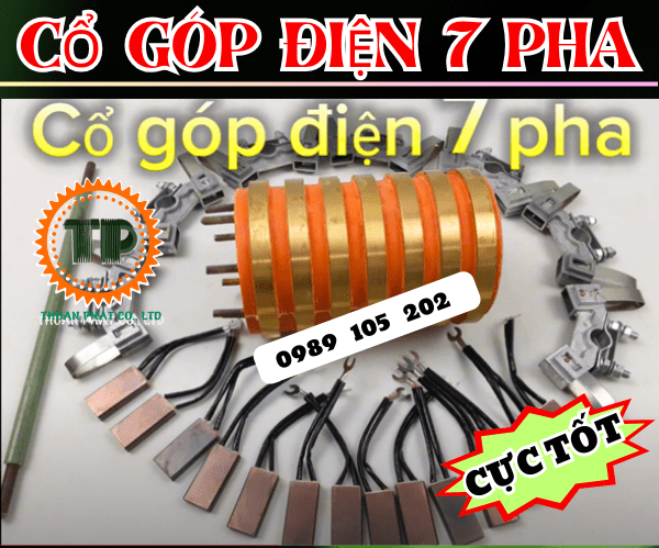 Cổ góp điện 7 pha có cấu tạo như thế nào? Cổ góp điện 7 pha có cấu tạo như thế nào?
