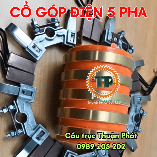 Cấu tạo, nguyên lý hoạt động và nơi mua cổ góp điện 5 pha Cấu tạo, nguyên lý hoạt động và nơi mua cổ góp điện 5 pha