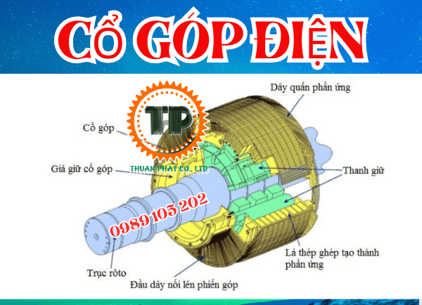 Cổ góp điện là gì? Tác dụng của chổi than và cổ góp trong động cơ quay Cổ góp điện là gì? Tác dụng của chổi than và cổ góp trong động cơ quay