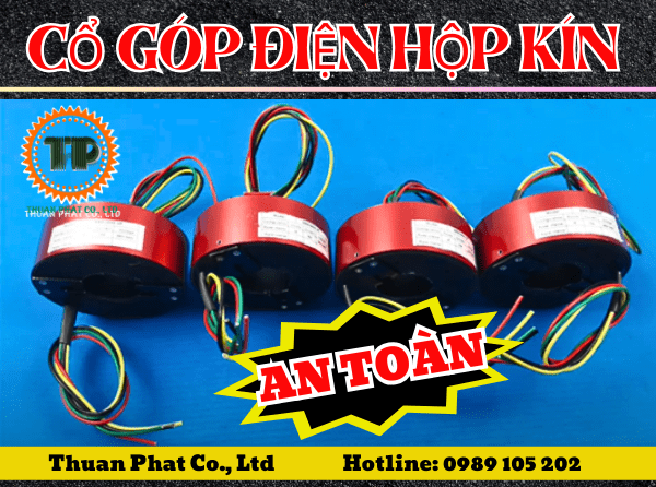 Cổ góp điện 4 pha hộp kín Cổ góp điện 4 pha hộp kín
