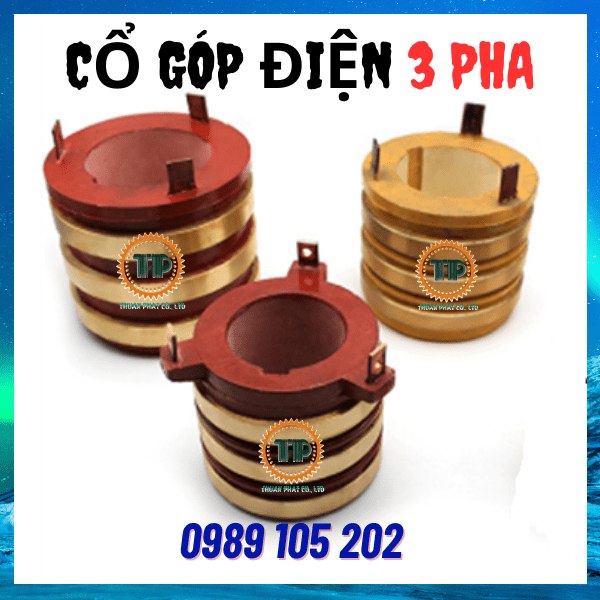 Cổ góp điện 3 pha Cổ góp điện 3 pha