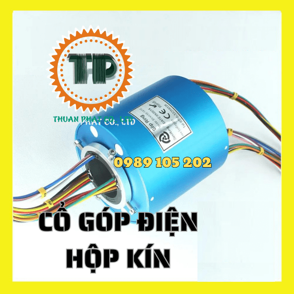 Cổ góp điện 5 pha dạng kín Cổ góp điện 5 pha - 5 vành trượt