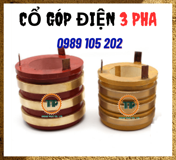 Cổ góp điện 3 pha Cổ góp điện 3 pha