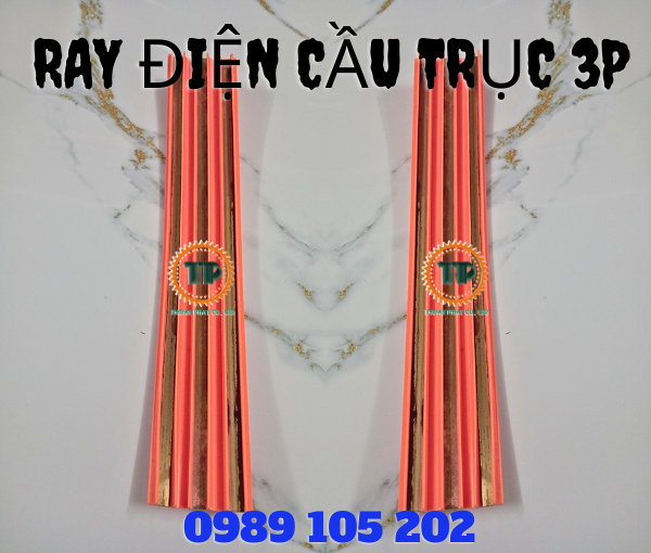 Ray điện an toàn cầu trục 3P 50A Ray điện an toàn cầu trục 3P 50A