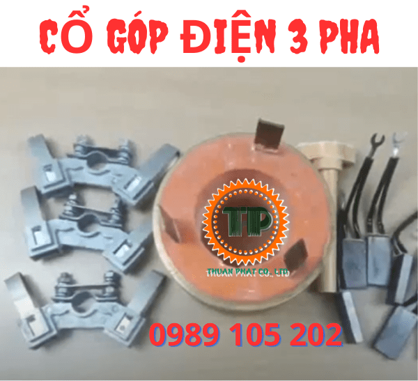 Cổ góp điện 3 pha trục 95 Cổ góp điện 3 pha trục 95