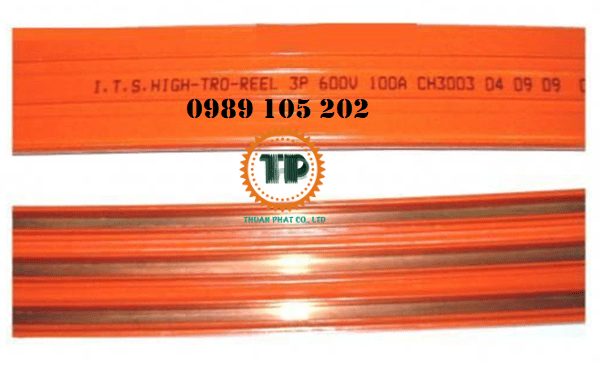 Ray điện an toàn cầu trục 3P50A Ray điện an toàn cầu trục 3P50A