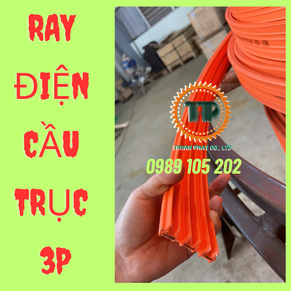 Ray điện an toàn cầu trục 3P-50A Ray điện an toàn cầu trục 3P-50A