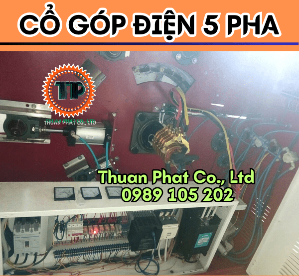 Cổ góp điện 5 pha Cổ góp điện 5 pha