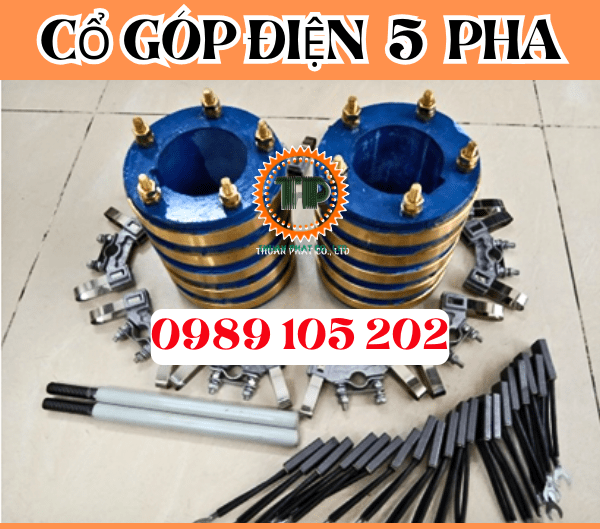 Công ty Thuận Phát cung cấp cổ góp điện 5 pha chất lượng cao Công ty Thuận Phát cung cấp cổ góp điện 5 pha chất lượng cao