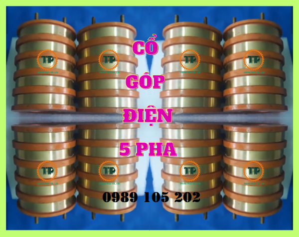 Cổ góp điện 5 pha Cổ góp điện 5 pha