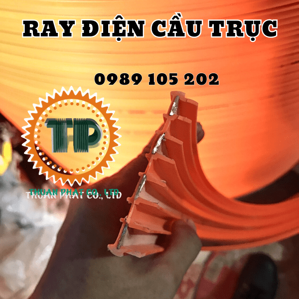 Ray điện cầu trục 4 rãnh đồng Ray điện cầu trục 4 rãnh đồng