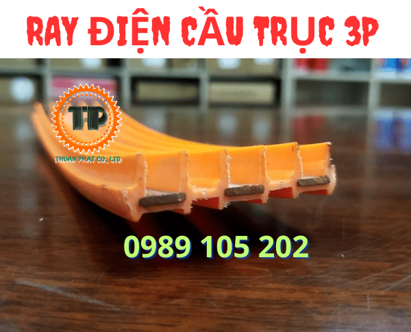 Ray điện an toàn cầu trục 3P50A Ray điện an toàn cầu trục 3P50A