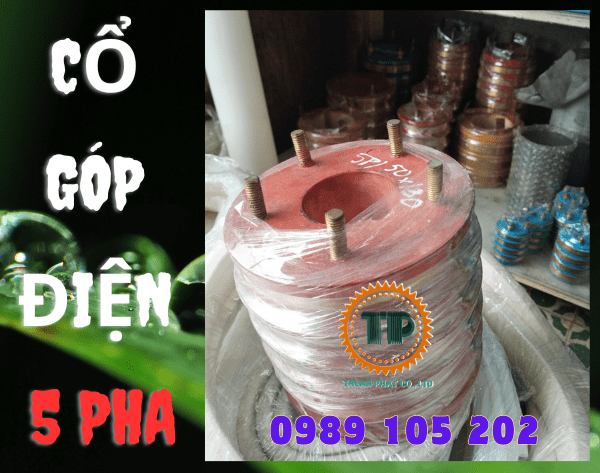 Cổ góp điện 5 pha Cổ góp điện 5 pha