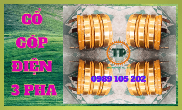 Cổ góp điện 3 pha Cổ góp điện 3 pha