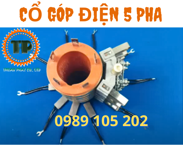 Cổ góp điện 5 pha Cổ góp điện 5 pha