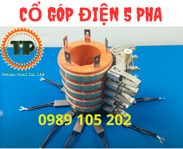 Cổ góp điện 5 pha Cổ góp điện 5 pha
