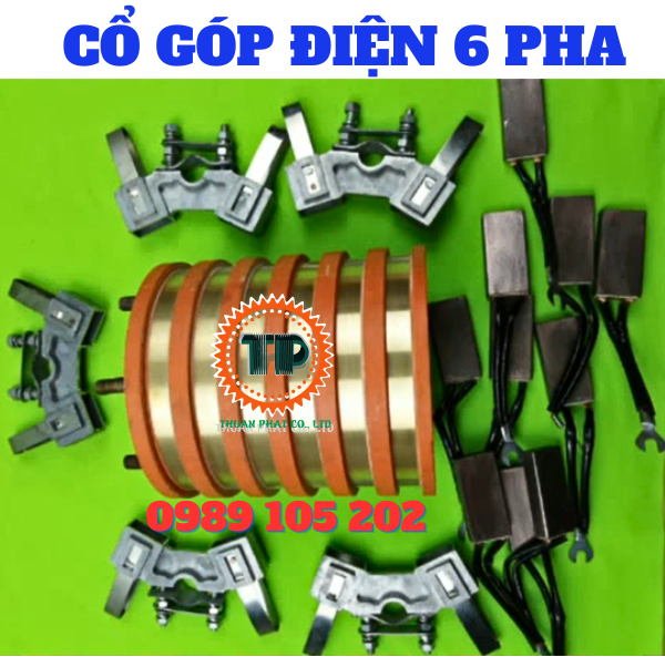 cổ góp điện 6 pha cổ góp điện 6 pha