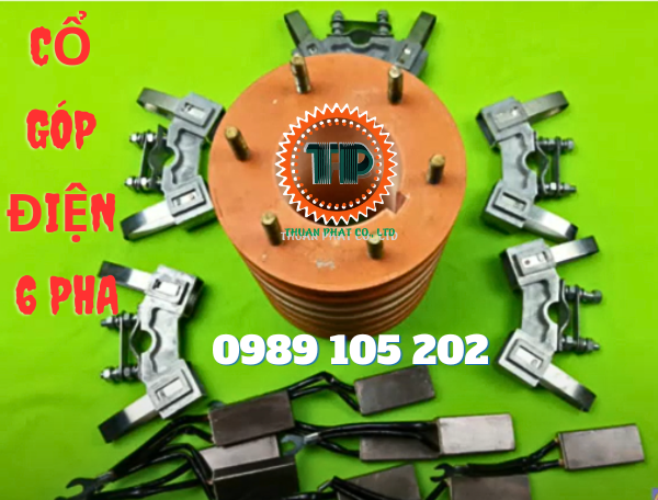 Vành góp chổi than 6 pha Vành góp chổi than 6 pha