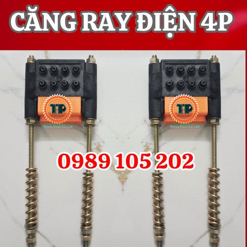 Căng ray điện an toàn cầu trục 4P Căng ray điện an toàn cầu trục 4P
