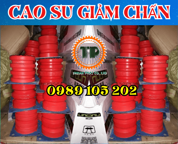 Cao su giảm chấn cầu trục Cao su giảm chấn cầu trục