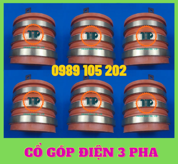 Cổ góp điện 3 pha trục 25 Cổ góp điện 3 pha trục 25