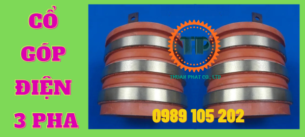 Cổ góp điện 3 pha trục 25 Cổ góp điện 3 pha trục 25