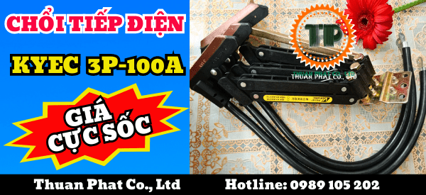 Chổi tiếp điện cầu trục 3P100A Chổi tiếp điện cầu trục 3P100A