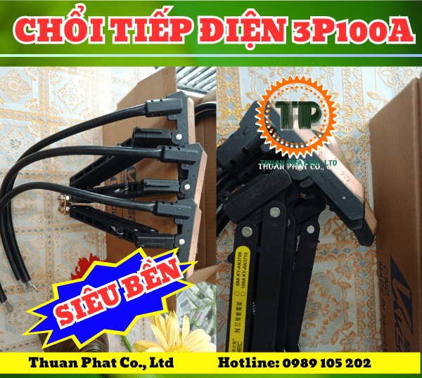 Chổi tiếp điện cầu trục 3P100A Chổi tiếp điện cầu trục 3P100A