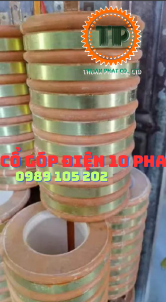 Cổ góp điện 10 pha Cổ góp điện 10 pha