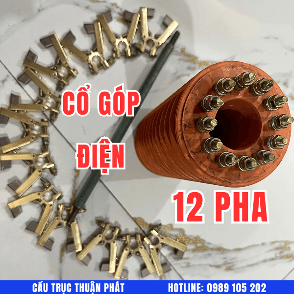 Cổ góp điện 12 pha 40*100*200 rãnh âm Cổ góp điện 12 pha 40*100*200 rãnh âm