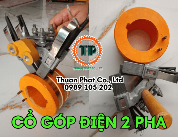 Cổ góp điện 2 cực dẫn điện Cổ góp điện 2 cực dẫn điện