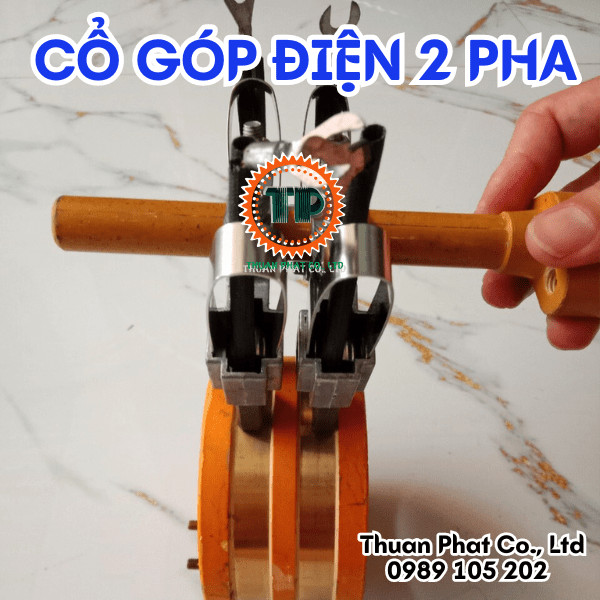 Cổ góp điện 2 cực dẫn điện Cổ góp điện 2 cực dẫn điện