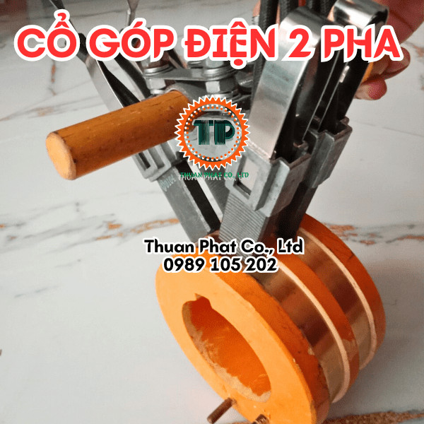 Cổ góp điện loại 2 vành trượt Cổ góp điện loại 2 vành trượt