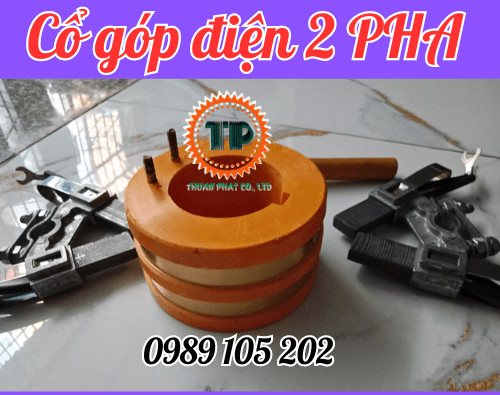 Cổ góp điện 2 pha rãnh âm Cổ góp điện 2 pha rãnh âm