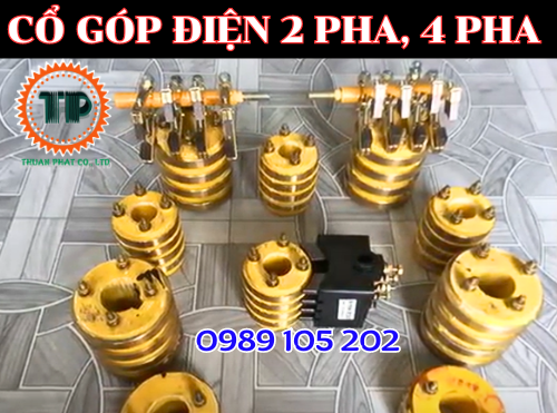 Cổ góp điện 2 cực, 4 cực nhỏ Cổ góp điện 2 cực, 4 cực nhỏ