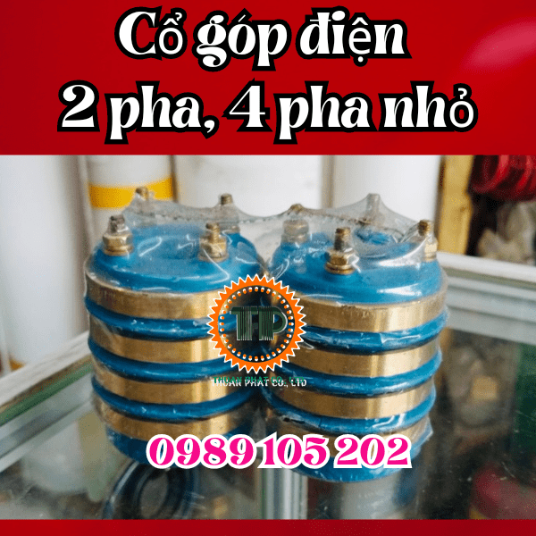 Sử dụng cổ góp điện 2 pha, 4 pha nhỏ để tiết kiệm không gian Sử dụng cổ góp điện 2 pha, 4 pha nhỏ để tiết kiệm không gian