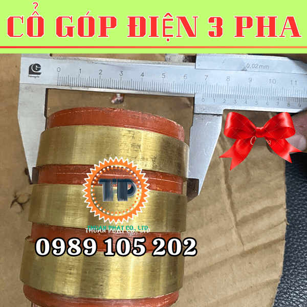 Cổ góp điện 3 cực dẫn điện Cổ góp điện 3 cực dẫn điện