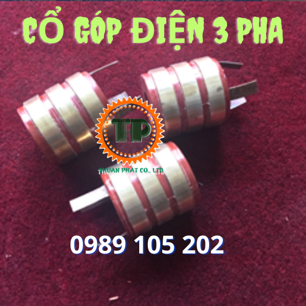 Cổ góp điện 3 pha Cổ góp điện 3 pha