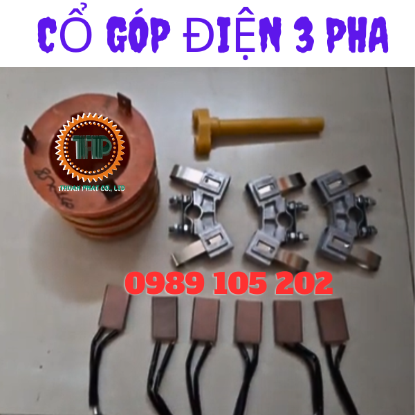 Cổ góp điện 3 pha Cổ góp điện 3 pha
