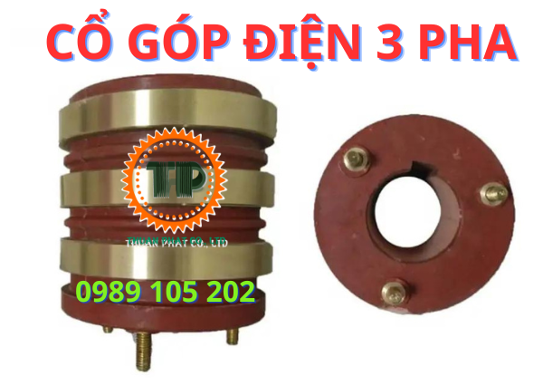 Cổ góp điện 3 pha Cổ góp điện 3 pha