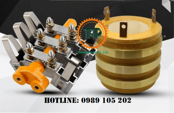 Cổ góp điện 3 vành trượt Cổ góp điện 3 vành trượt