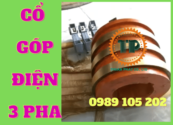 Cổ góp điện 3 pha kích thước 90 x 160 x 140 mm Cổ góp điện 3 pha kích thước 90 x 160 x 140 mm