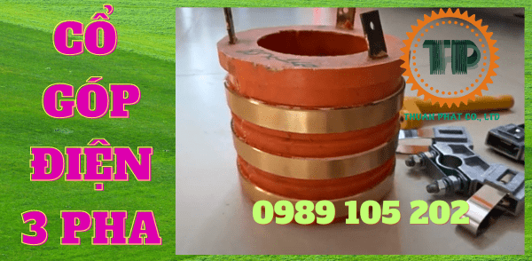 Cổ góp điện 3 pha kích thước 90 x 160 x 140 mm Cổ góp điện 3 pha kích thước 90 x 160 x 140 mm