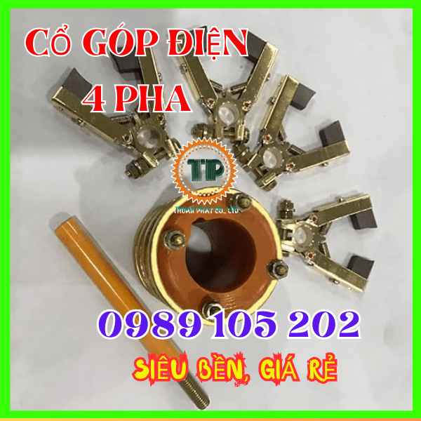 Cổ góp điện 4 pha rãnh dương là gì? Cổ góp điện 4 pha rãnh dương là gì?