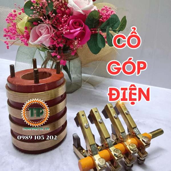 Cổ góp điện 4 pha Cổ góp điện 4 pha
