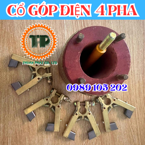Bộ cổ góp điện 4 pha có cấu tạo đơn giản như thế nào? Bộ cổ góp điện 4 pha có cấu tạo đơn giản như thế nào?