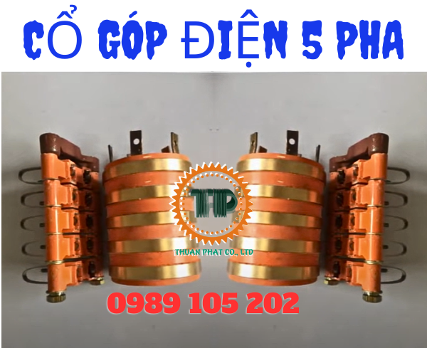 Cổ góp điện 5 pha Cổ góp điện 5 pha