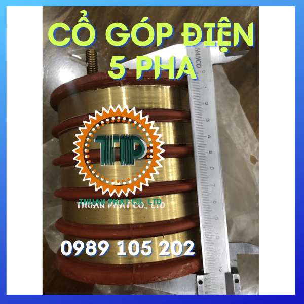 Cổ góp điện rãnh âm 5 pha Cổ góp điện rãnh âm 5 pha